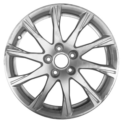OW-AZSH34-U20 OEM Factory Wheel 17" 5x112.0 All Painted Bright Sparkle Silver