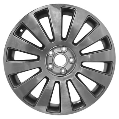OW-A47THH-U90 OEM Factory Wheel 19" 5x112.0 Polished W/medium Charcoal Vent Hand Masked