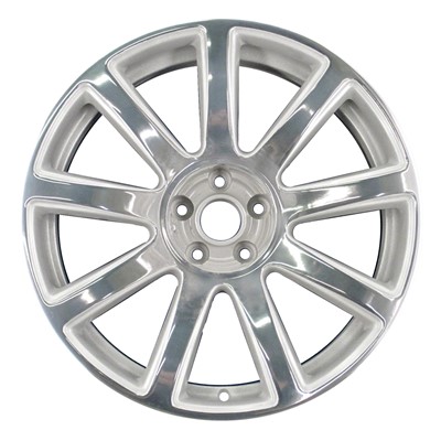 OW-AAPGR3-U80 OEM Factory Wheel 20" Polished W/silver Vent Hand Masked