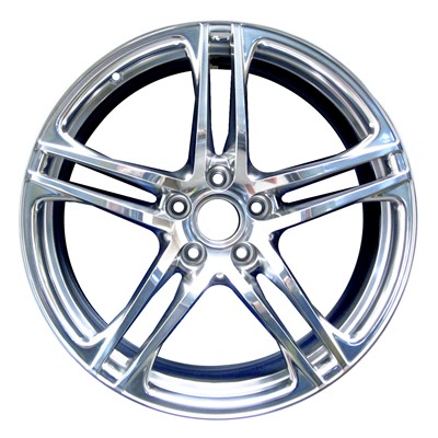 OW-A6TMQK-U80 OEM Factory Wheel 19" 5x112.0 Polished W/silver Vent Hand Masked