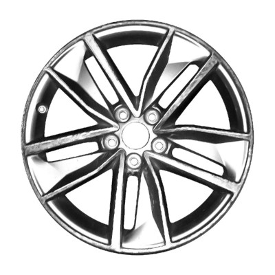 OW-AFSVVX-U10 Reconditioned OEM Wheel 18" 5x112.0 Machined And Medium Silver