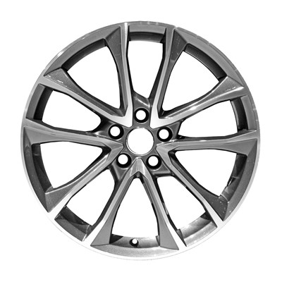 OW-AJFAK6-U35 Reconditioned OEM Wheel 19" 5x112.0 Machined And Charcoal
