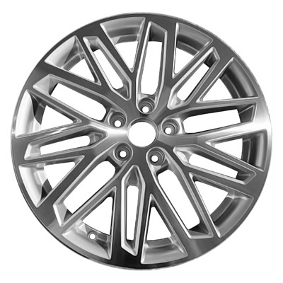 OW-A763M3-U10 Reconditioned OEM Wheel 18" Machined And Bright Silver