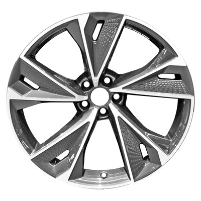 OW-AM9U3K-U35 OEM Factory Wheel 22" Machined Medium Charcoal Matte Clear