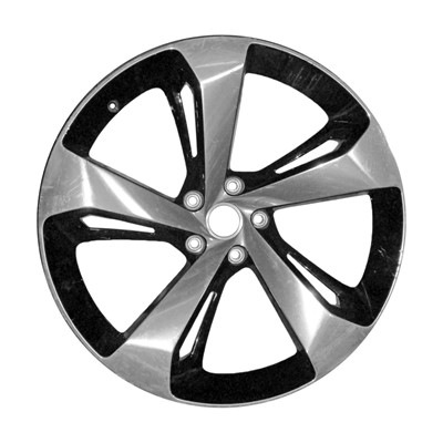 OW-ARHYUF-R90 Reconditioned OEM Wheel 22" 5x130.0 Polished Face With Black Accents
