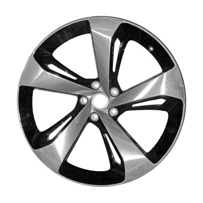 OW-ARHYUF-L90 Reconditioned OEM Wheel 22" 5x130.0 Polished Face With Black Accents