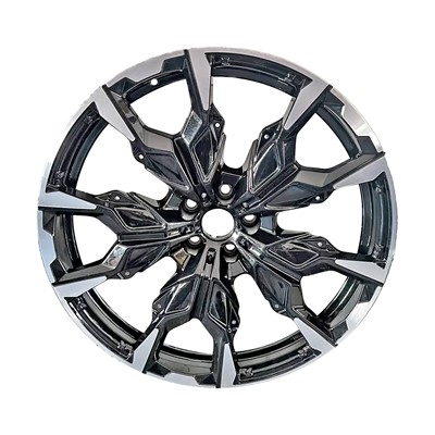 Refurbished 2024 BMW 5_SERIES_(2011-) 21" Machined And Black Aluminum Alloy Factory OEM Wheel (OW-AJC3CQ-U45)