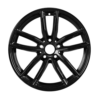 Refurbished 2017-2020 BMW 5_SERIES_(2011-) 18" Black Aluminum Alloy Factory OEM Wheel (OW-AQAHDY-U45)