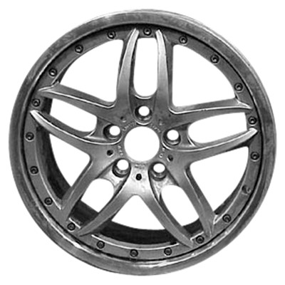 OW-AMS824-U80 Reconditioned OEM Wheel 18" 5x120.0 Medium Silver W/polished Flange