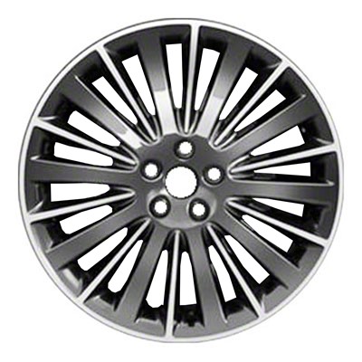 OW-AP626B-U91 Reconditioned OEM Wheel 19" 5x108.0 Polished And Gray Dark Hypersilver