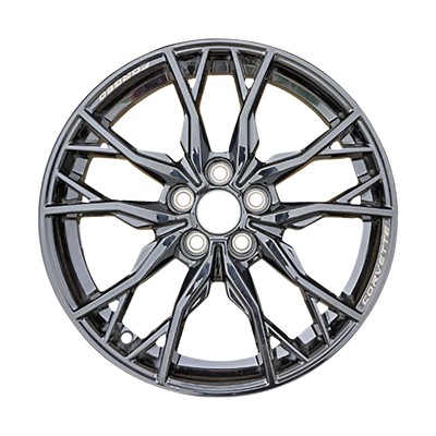 Refurbished 19" All Painted Black With Corvette & Forged Etching Aluminum Alloy Factory OEM Wheel (OW-AK2C87-U45)