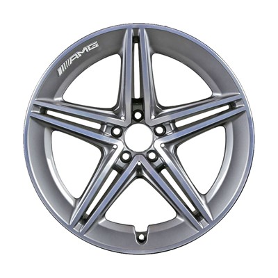 Refurbished 20" Machined Medium Charcoal With White Amg Aluminum Alloy Factory Wheel (OW-A23NUH-U35)