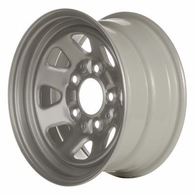 Refurbished 1980-1991 Ford Bronco 15" Argent Silver Steel Factory OEM Wheel (OW-SX2X49-U15)