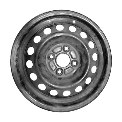 Refurbished 2015-2024 Mitsubishi Mirage 14" Black Steel Factory OEM Wheel (OW-SVAGRN-U45)